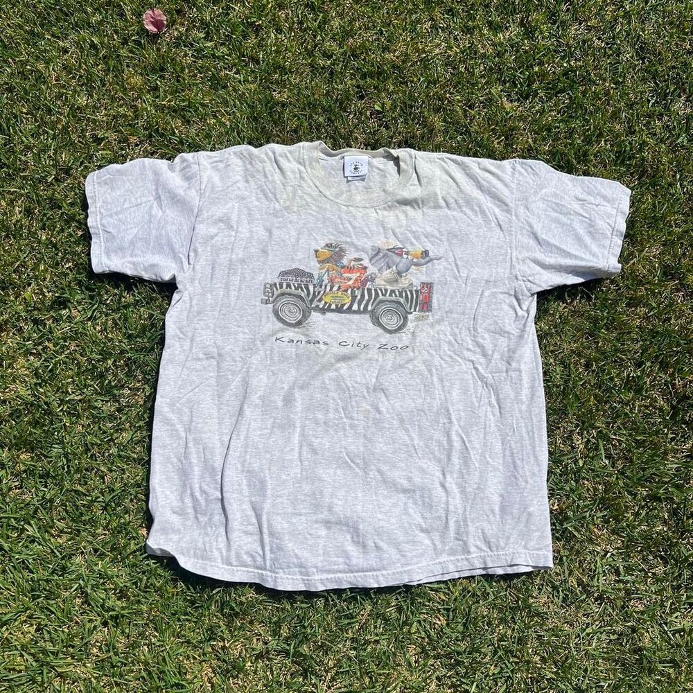 2000s Kansas city zoo y2k tee mens size xl funny graphix